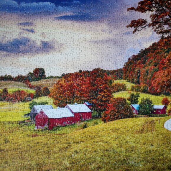 Dorset countryside | Rural farm autumn, two 1000 piece puzzles - Picture 3 of 3